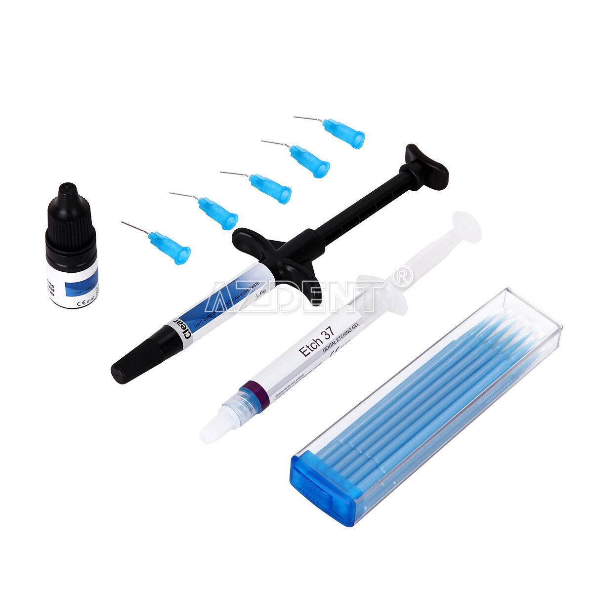 Dental Orthodontic Light Cure Bonding Adhesive Kit /Bracket Mini MBT Roth Braces