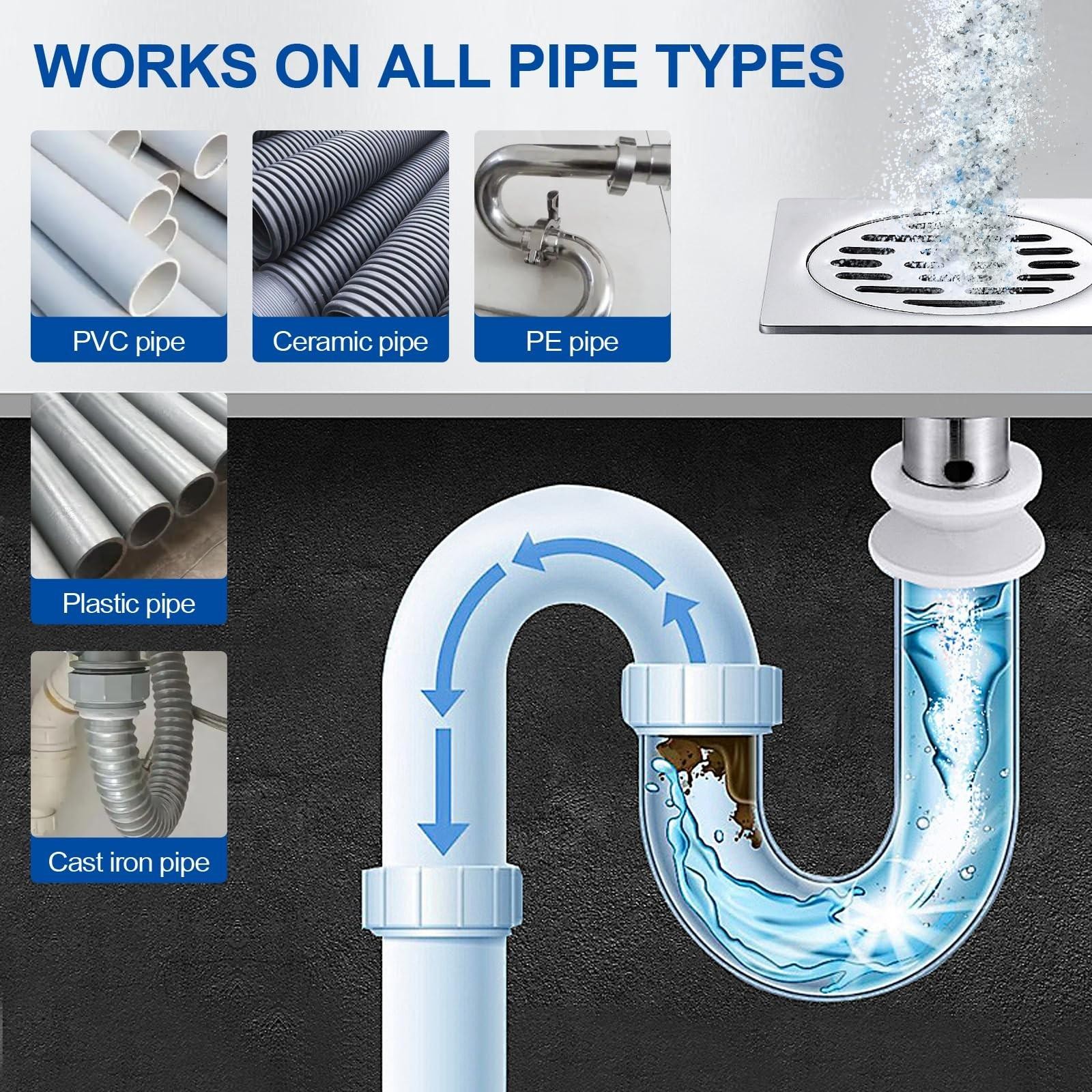 Bell Bird Drain Opener,powerful Unclogging,crystal Lye, Sodium 1 Psc