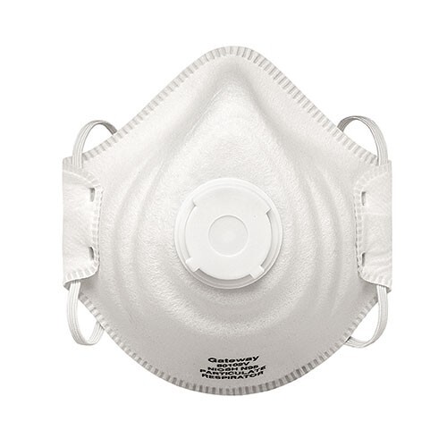 Gateway Peakfit Dust Mask With Extra Valve, 120 masks