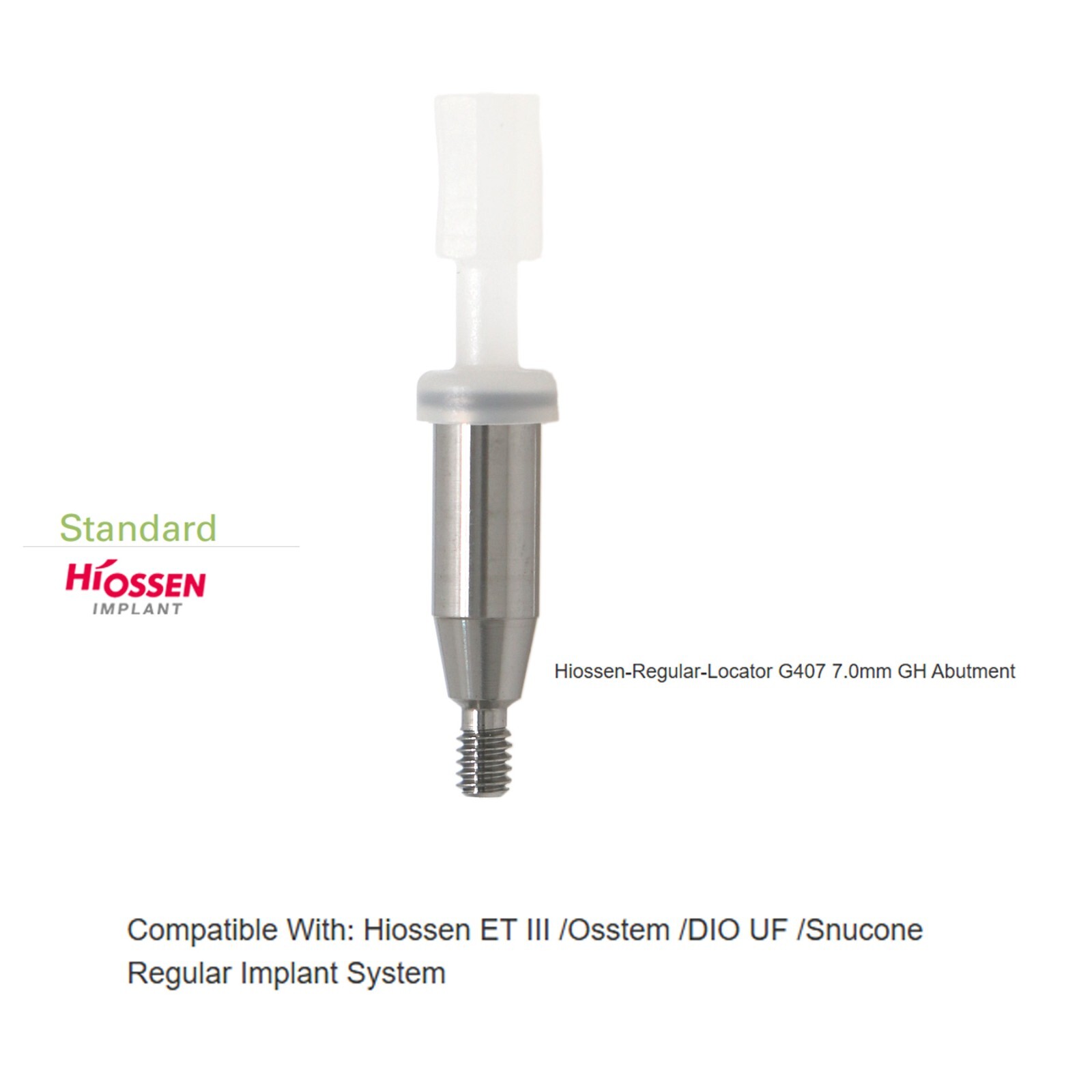 US Hiossen ET Overdenture Locator Abutment Compatible Mini/standard Implants