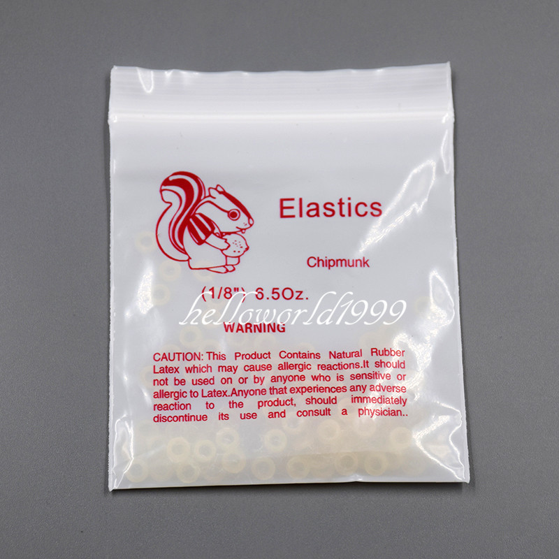 6.5 Oz 1/4 1/8 3/16/ 5/16 3/8 Dental Elastic Rubber Bands Latex Braces Heavy