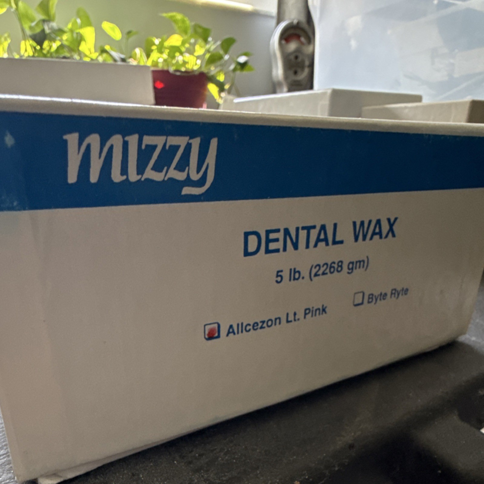 Mizzy Allcezon Lt. Pink Unscented Dental Wax MPN 745
