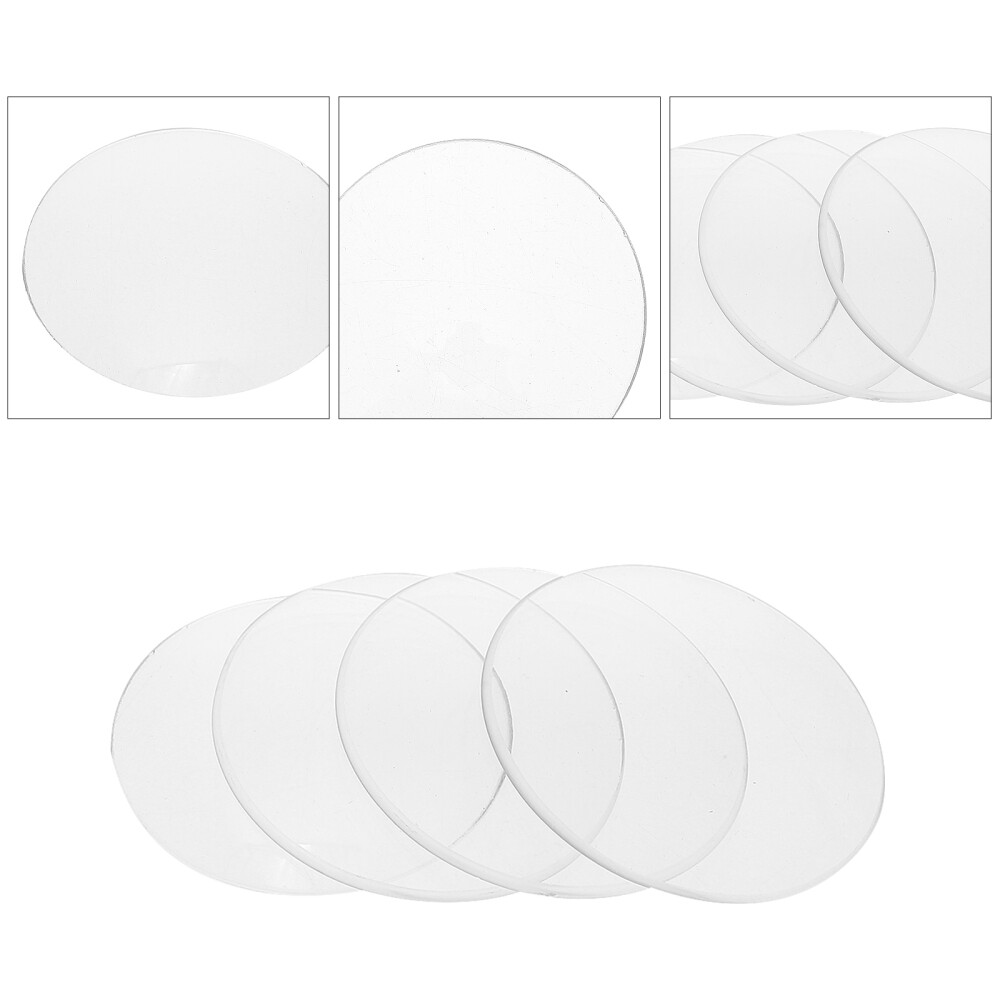 10Pcs Experiment Watch Glasses Tool Beaker Cover Laboratory Chemistry US