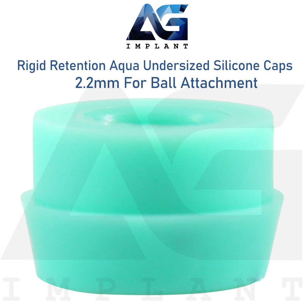 10 Rigid Undersized Silicone Caps 2.2mm Ball Attachment Dental Overdenture