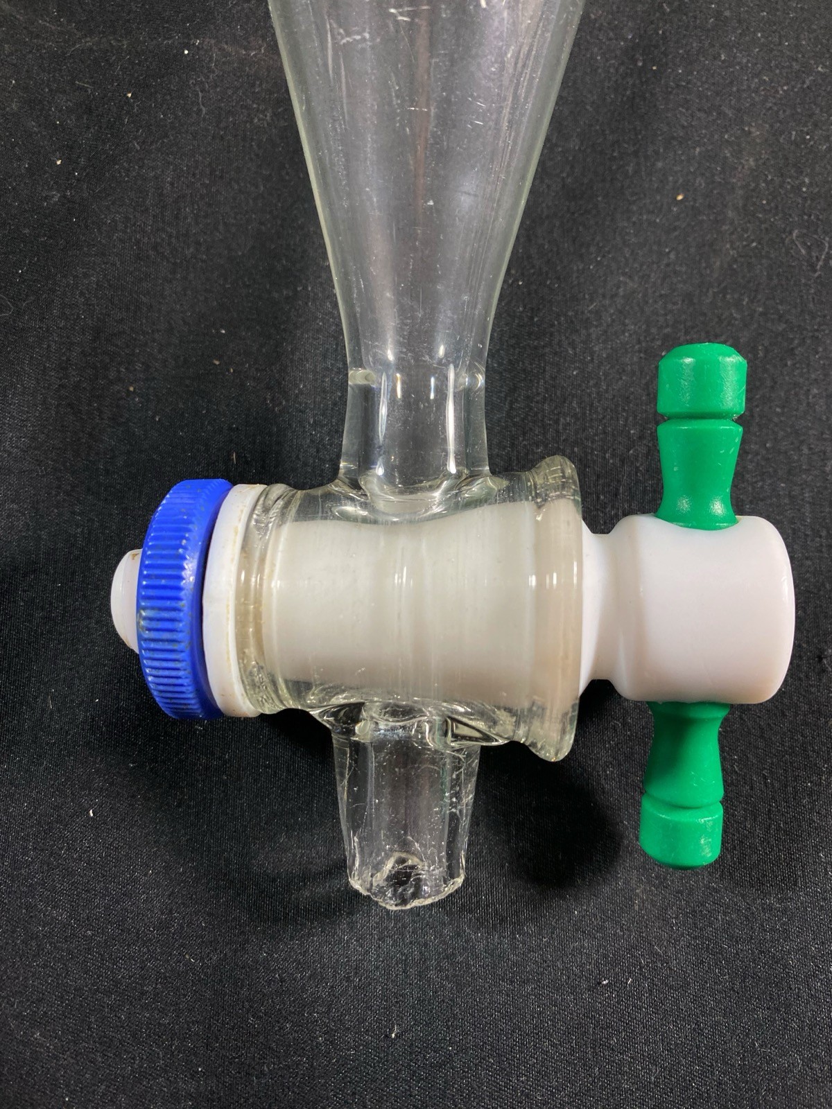 CHEMGLASS 4000mL Squibb Separatory Funnel w/ Stopcock #38 Neck CG-1747-09 B