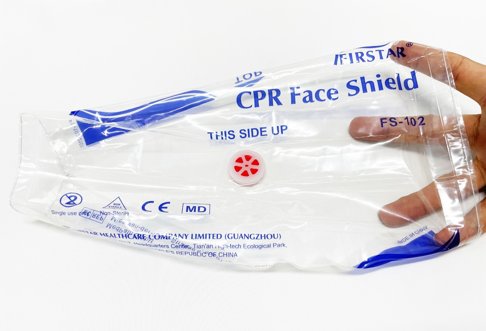 100 pcs/lot CPR Face Shield