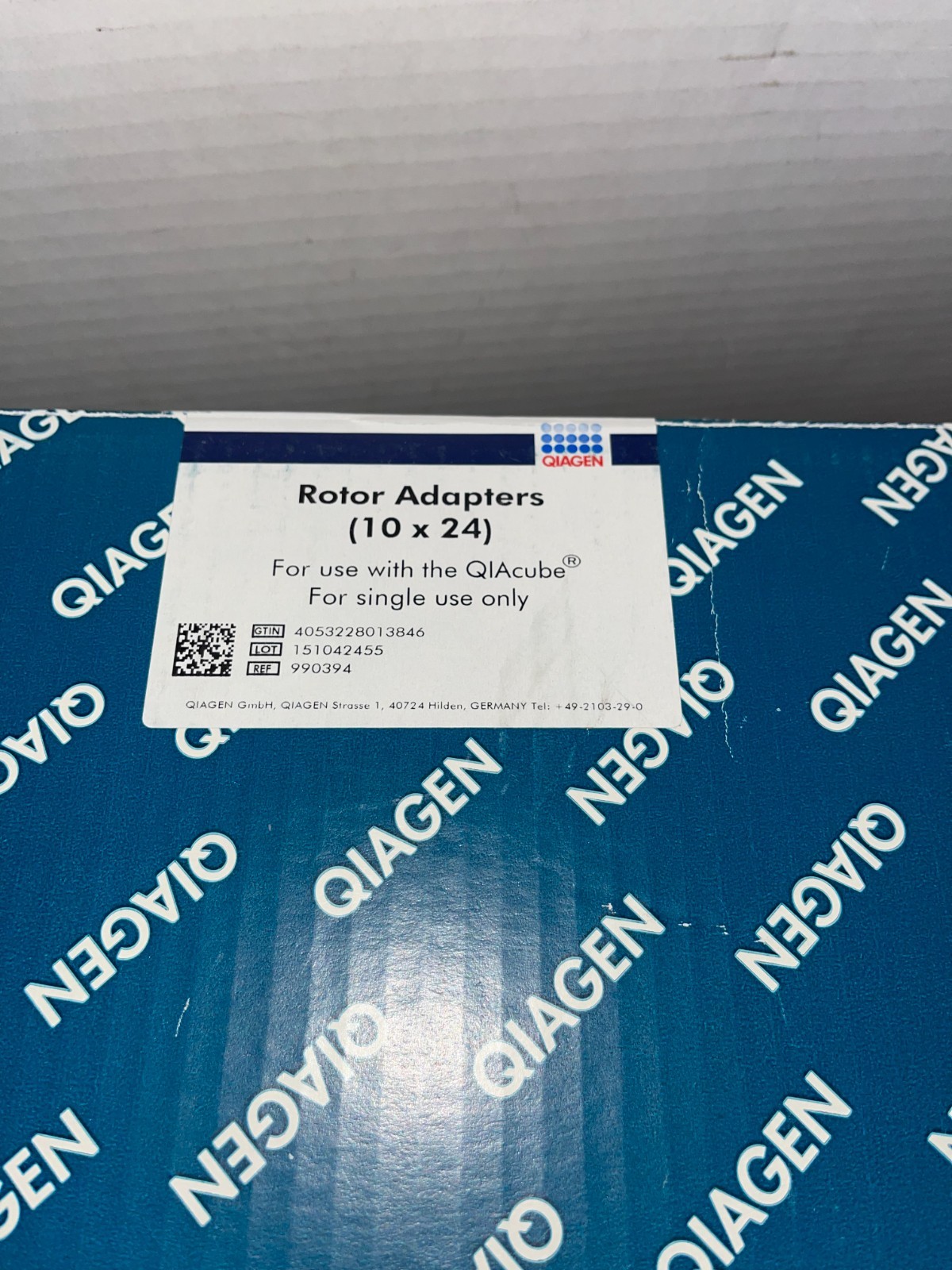 QIAGEN 990394 Rotor Adapters 6 bags of 24, 240 Total, For use with the QIAcube