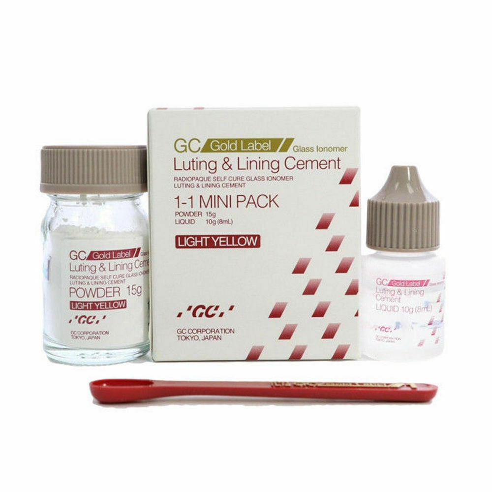 GC Gold Label Fuji 1 Radiopaque Luting & Lining Glass Ionomer Dental Cement