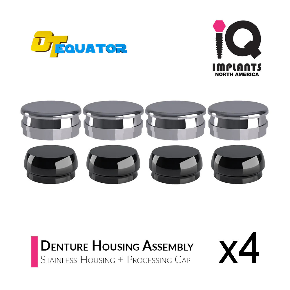 IQ EQUATOR OD Secure Replacement SS Metal Housing Assembly, (4-Pack)