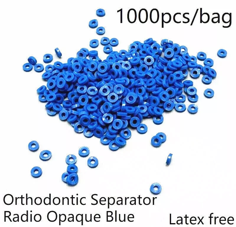 1000Pcs Ties/Bag Dental Orthodontic Separator Continious Ligature Radiopaque Gap