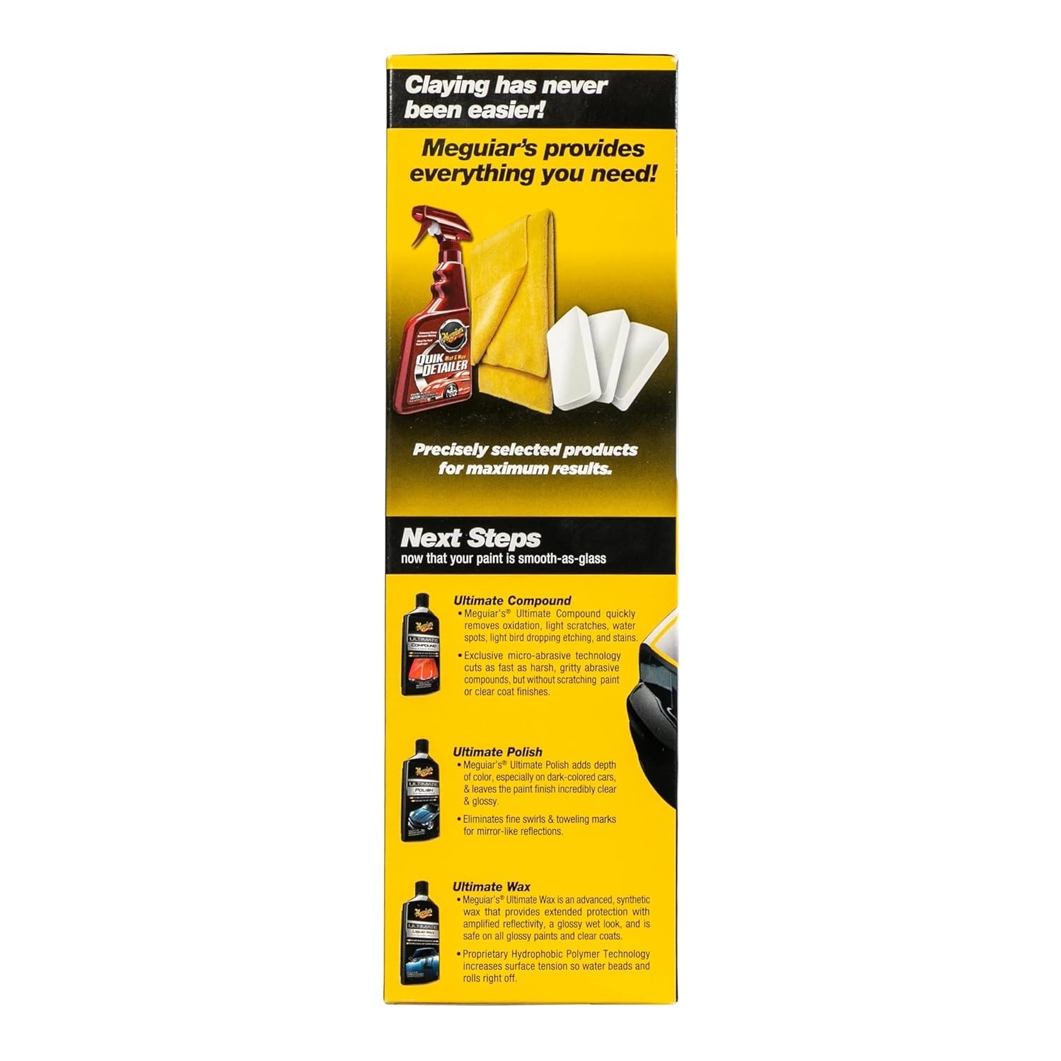 G191700 Smooth Surface Clay Kit, Safe and Easy Car Claying for Smooth as Glas…