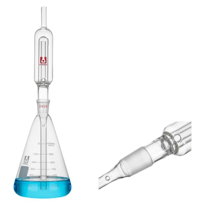150-1000ml Fermentation Bolt Structure Sets Chemistry Lab Glass Kit ca