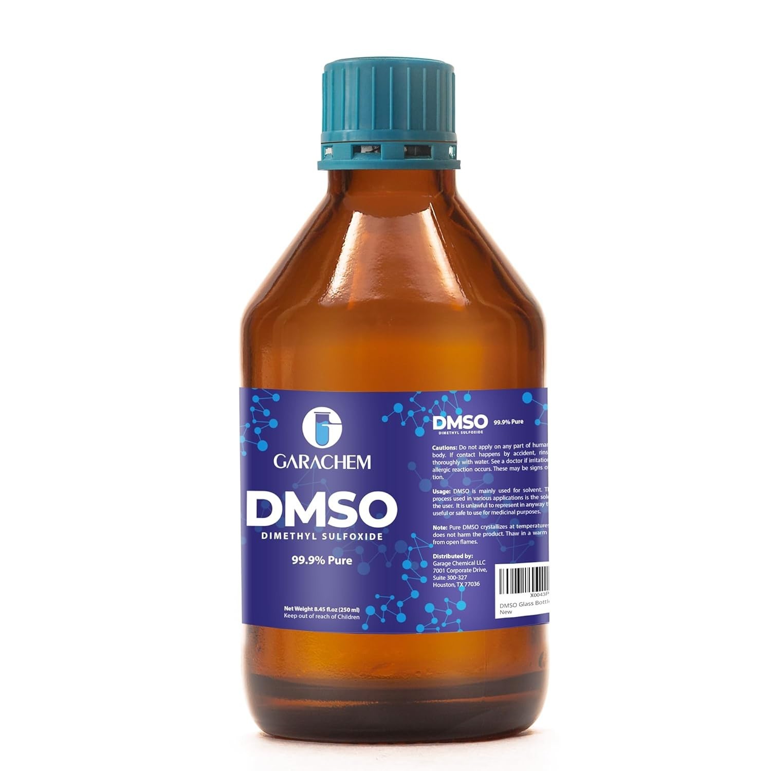 GARACHEM Pure DMSO in a Glass Bottle, Pure Liquid Dimethyl Sulfoxide 8 OZ, No…