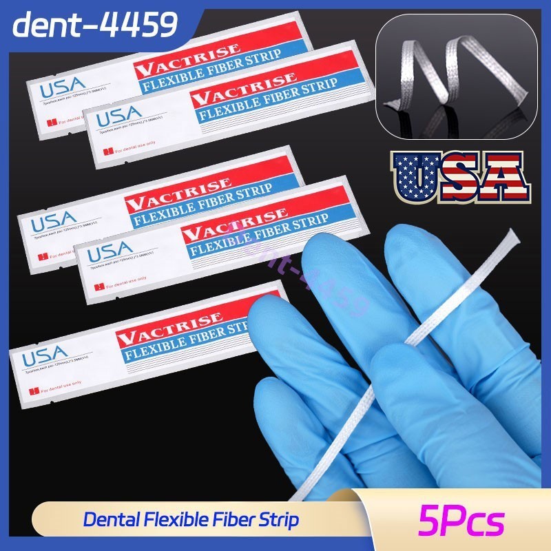 5Dental Flexible Glass Fiber Strip Splint Light Cure Composite Resin Bonding USA