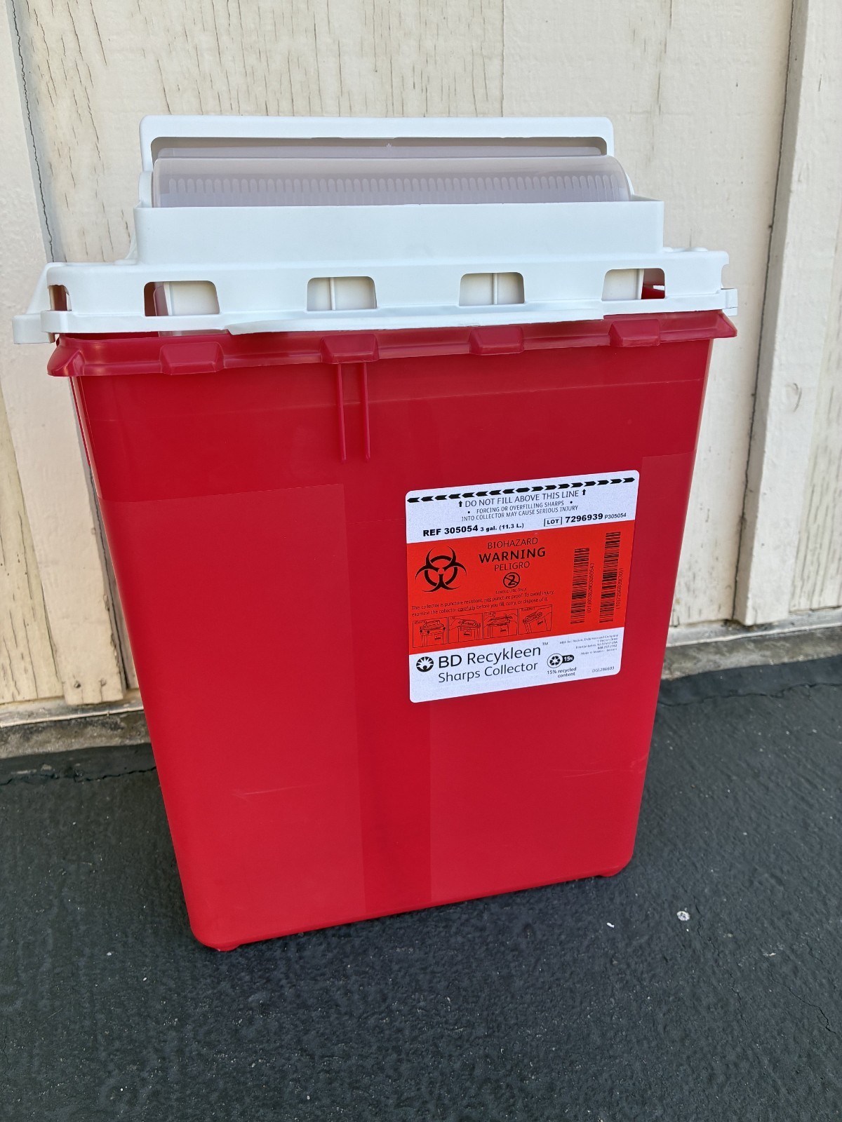 150 BD Recykleen Sharps Container 3 Gallon Medical Biohazard Waste Disposal New