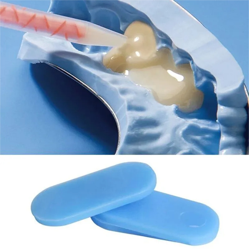 Dental Blue Temp Tabs Thermoplastic Impression Quick Bite Registration 50Pcs/Box