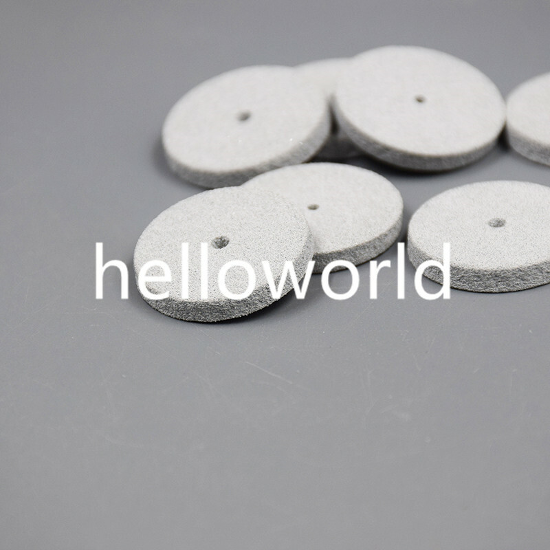 50 Pcs Hot-sale Dental White New Jewelry Silicone Polishing Wheels Polishers