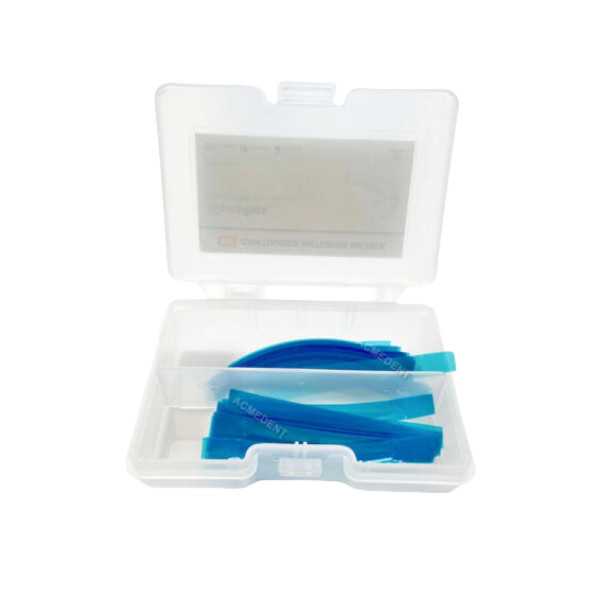 Dental Blue Tint View Matrix Contoured Anterior Matrices Mylar Anatomical Strip