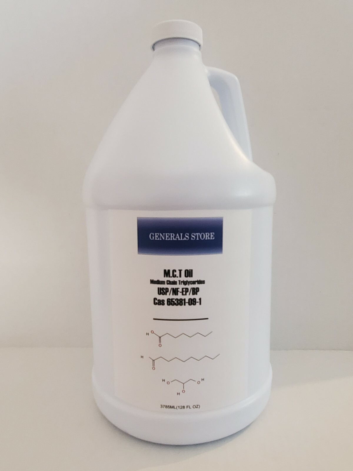100% PURE MCT Oil HUGE 128oz (Raise Ketones High Faster C8 & C10 MCTs