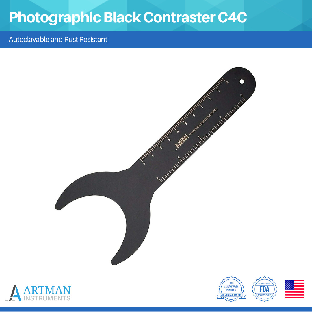 Photographic Black Contraster C4C Autoclavable Dental Orthodontic ARTMAN
