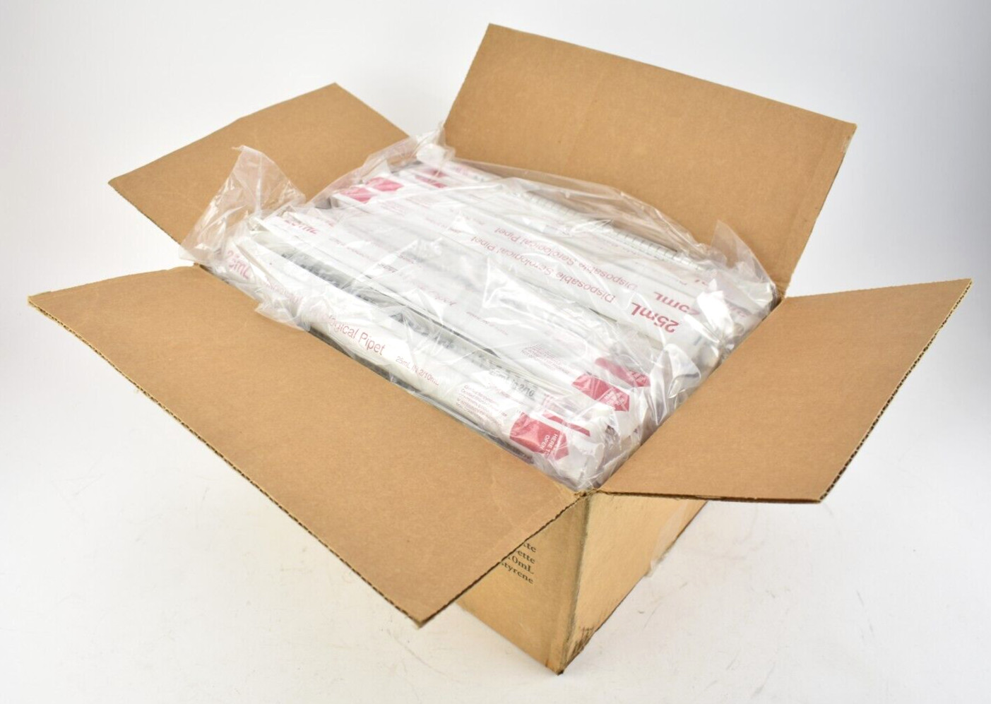 Lot of 196 – Cole Parmer 13002-39 Disposable 25ml Serological Pipet In 2/10mL