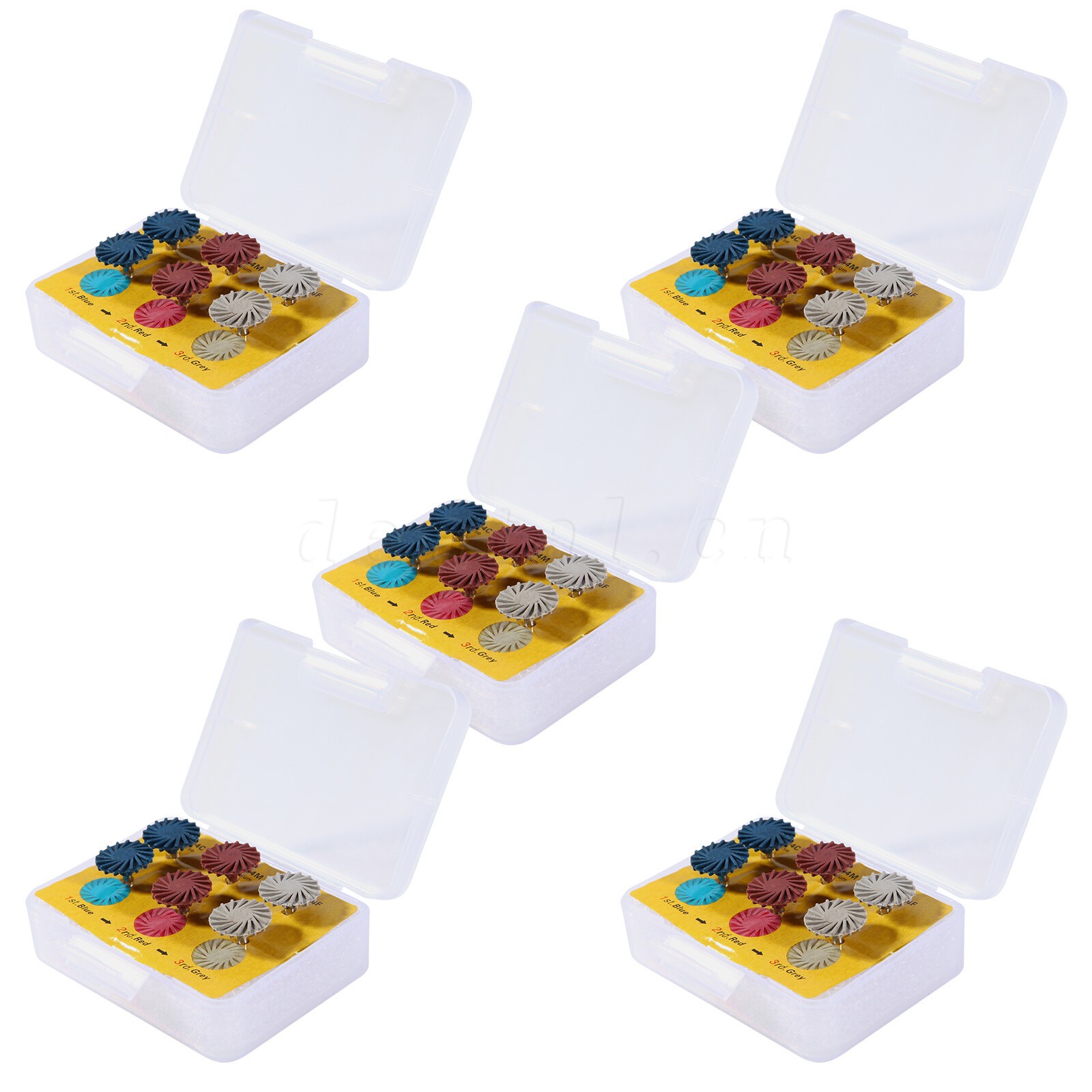 1-5Boxes Dental Polish Kit Composite Resin Polishing Disc Spiral Polish Wheel po