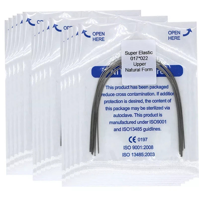 10 Pcs/Pack Orthodontic Dental Super Elastic Rectangular/Round Niti Arch Wire