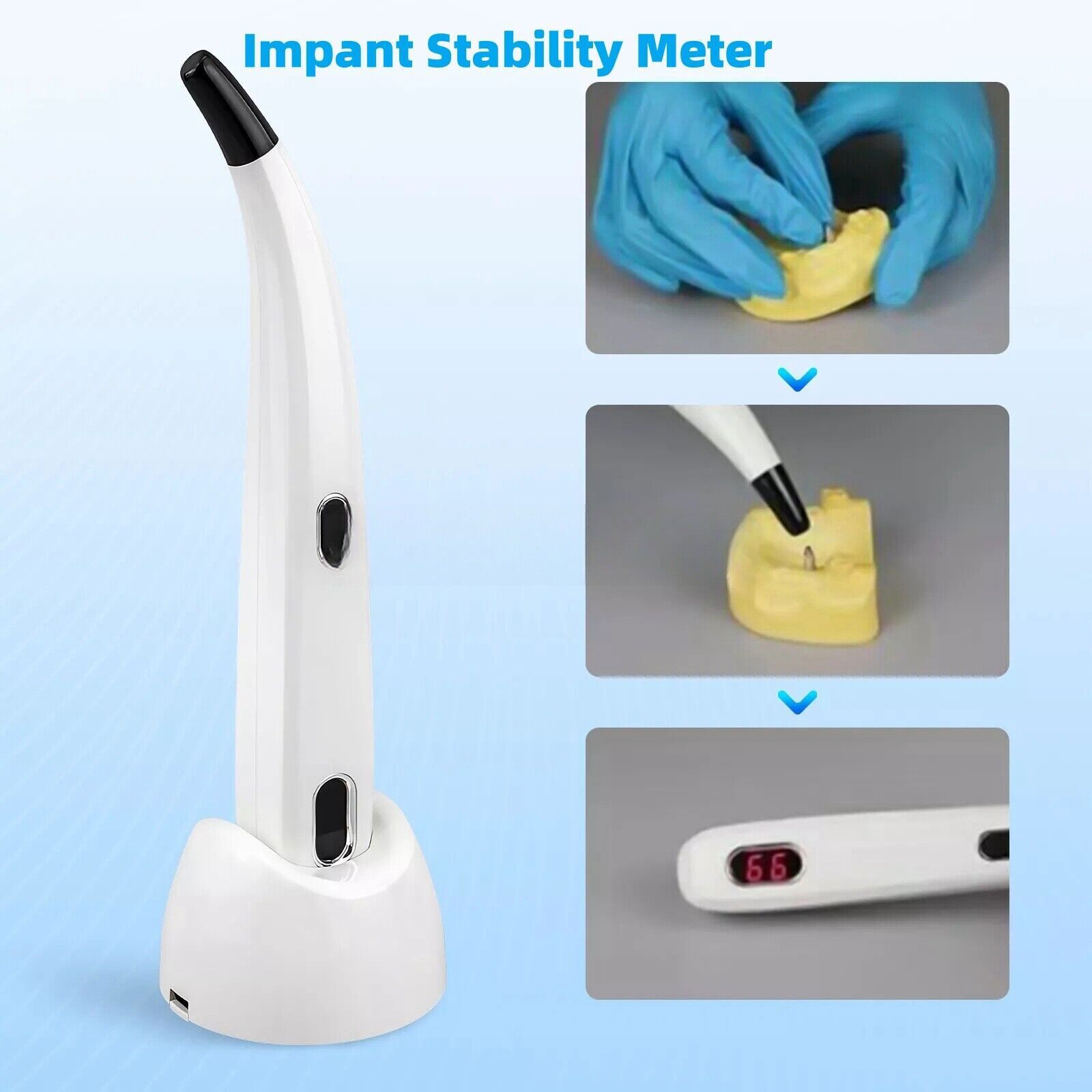 Dental Monitor Osseointegration RFA Inplant Stability Test Unit ISQ USA