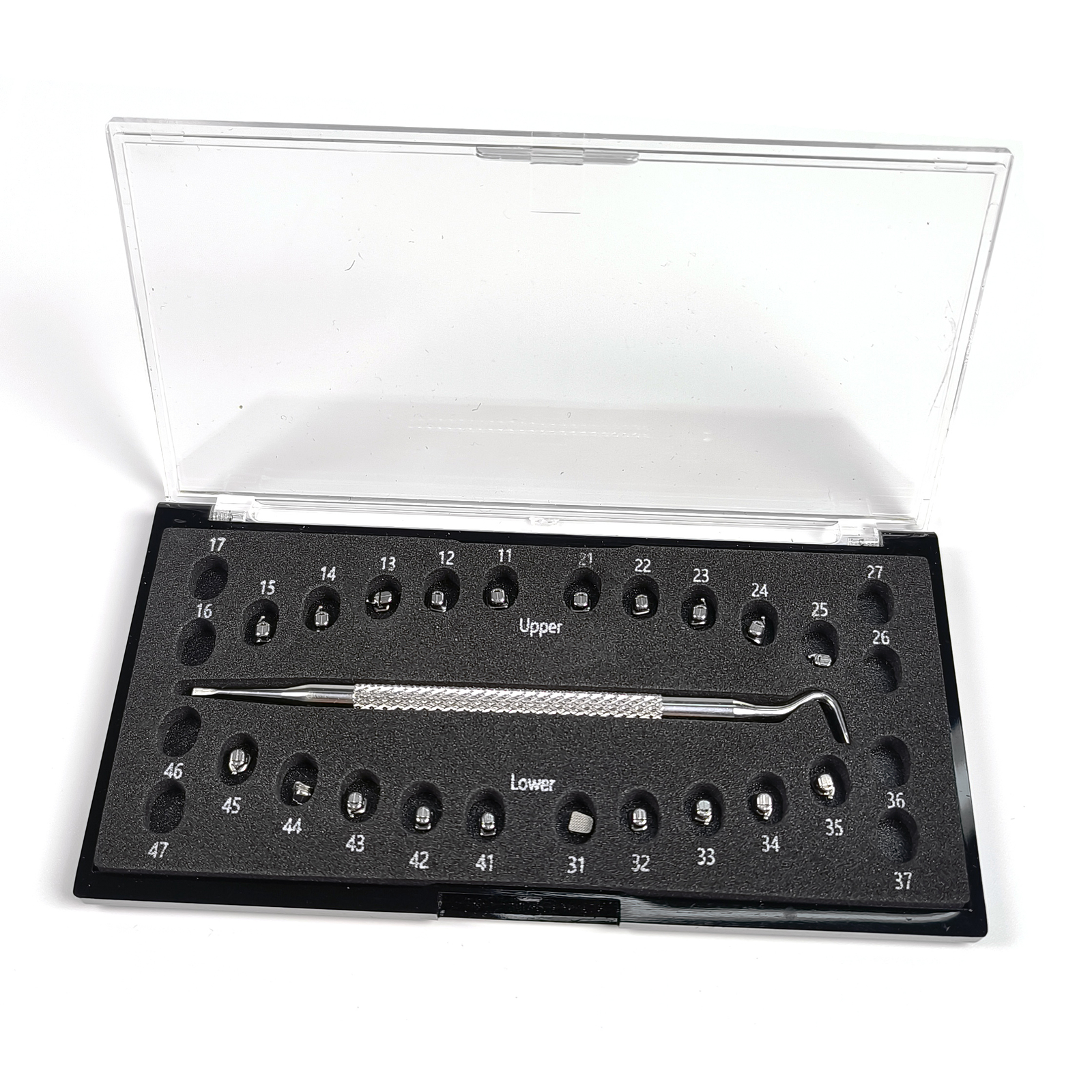 Orthodontic Spherical Bracket Self-ligating Brackets Dental Metal Brace ROTH/MBT