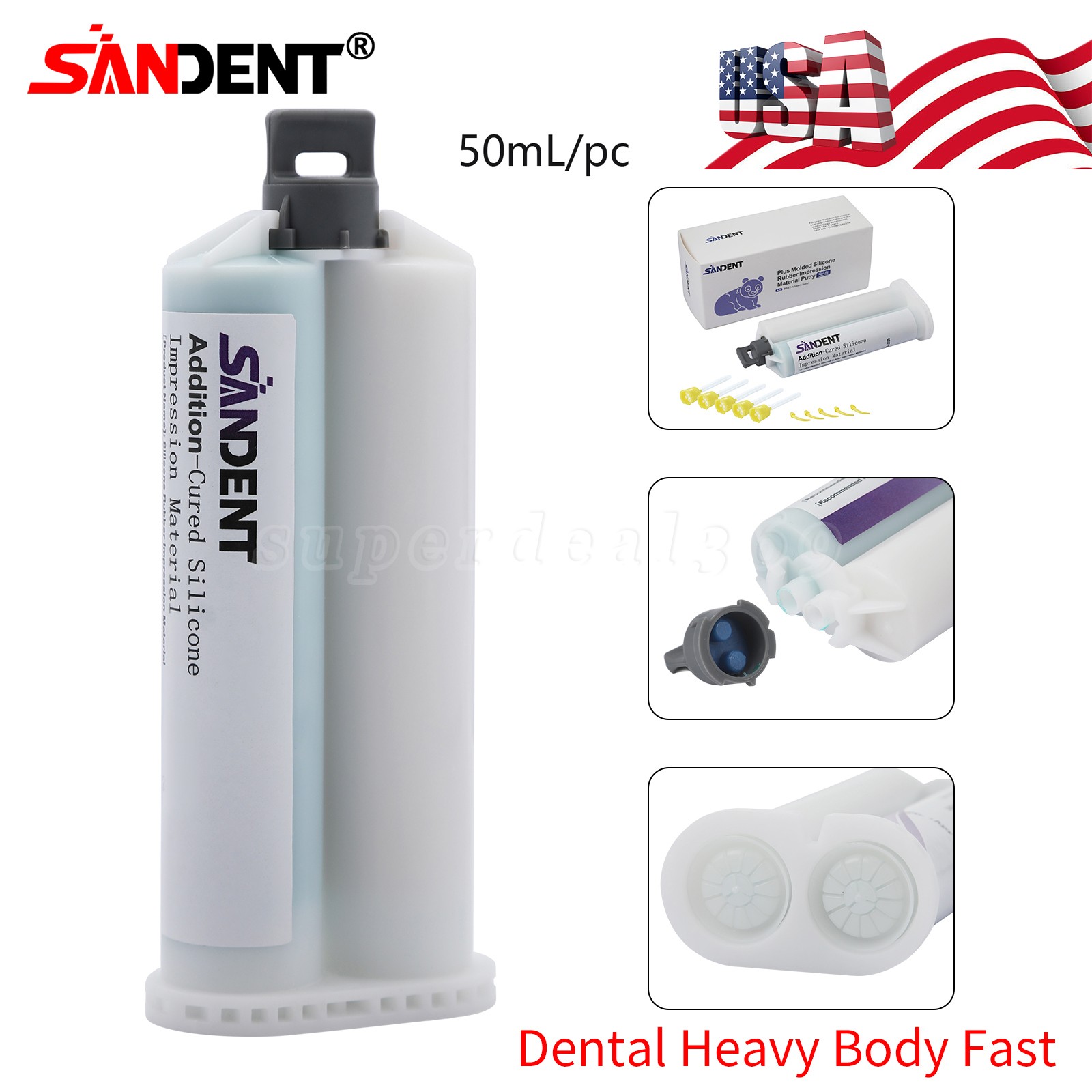 USA Dental Fiber Post Screw Thread Quartz Resin Post + Drills Yabangbang New
