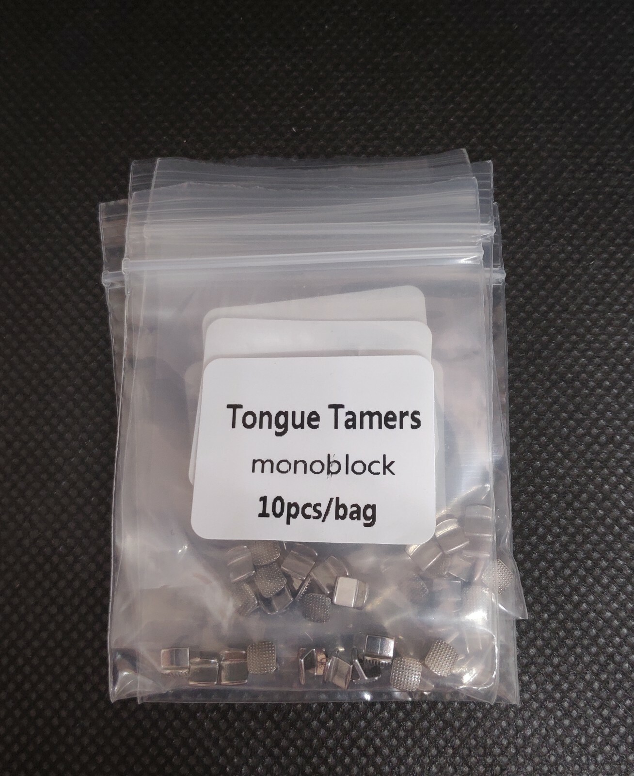 10Pcs Dental Orthodontic MIM Bite Turbos Tongue Tamers Monoblock Bondable Hinge
