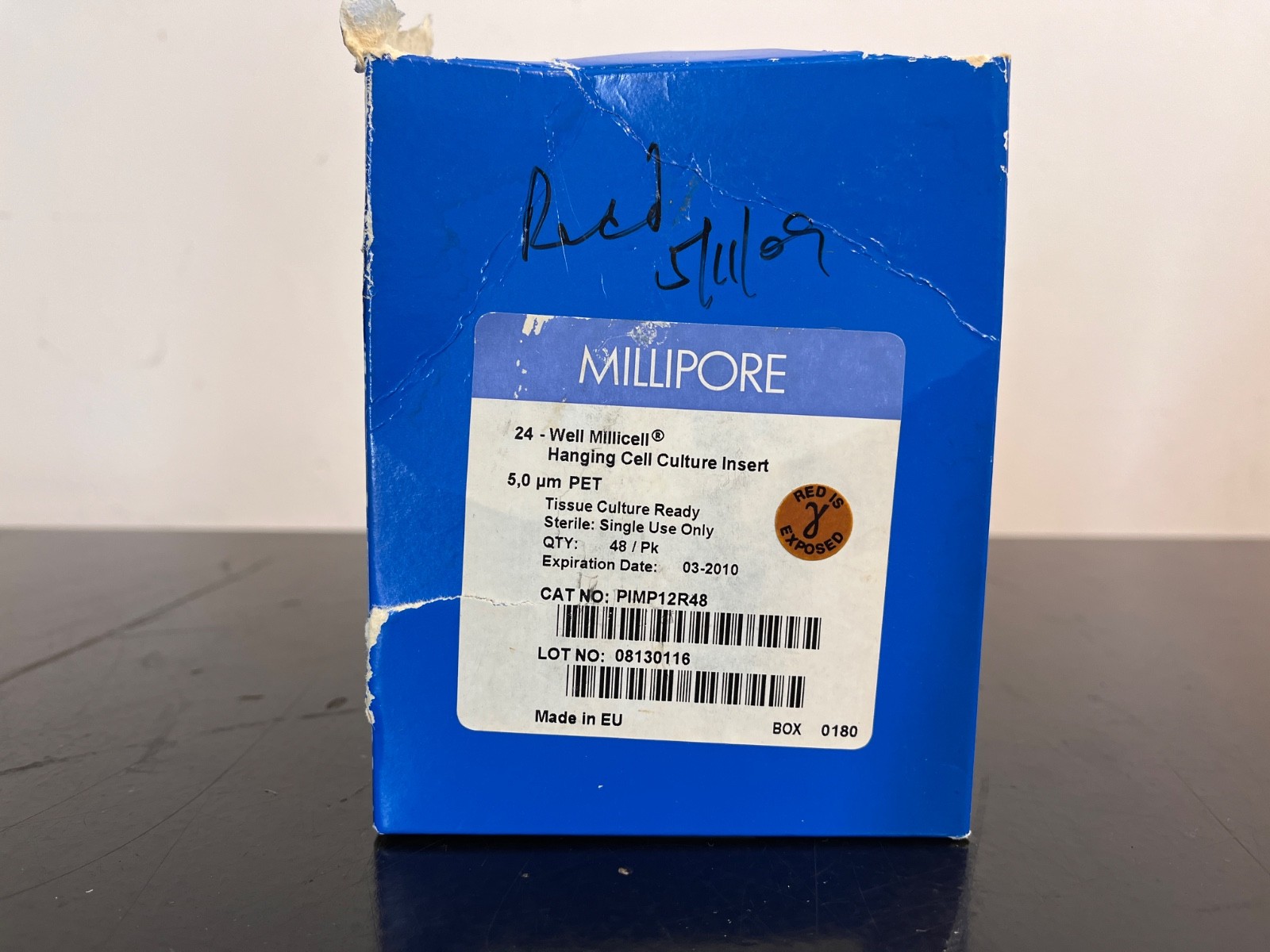 Box of 27 Millipore 24-well MilliCell Hanging Cell Culture Insert 5.0um PET NOS