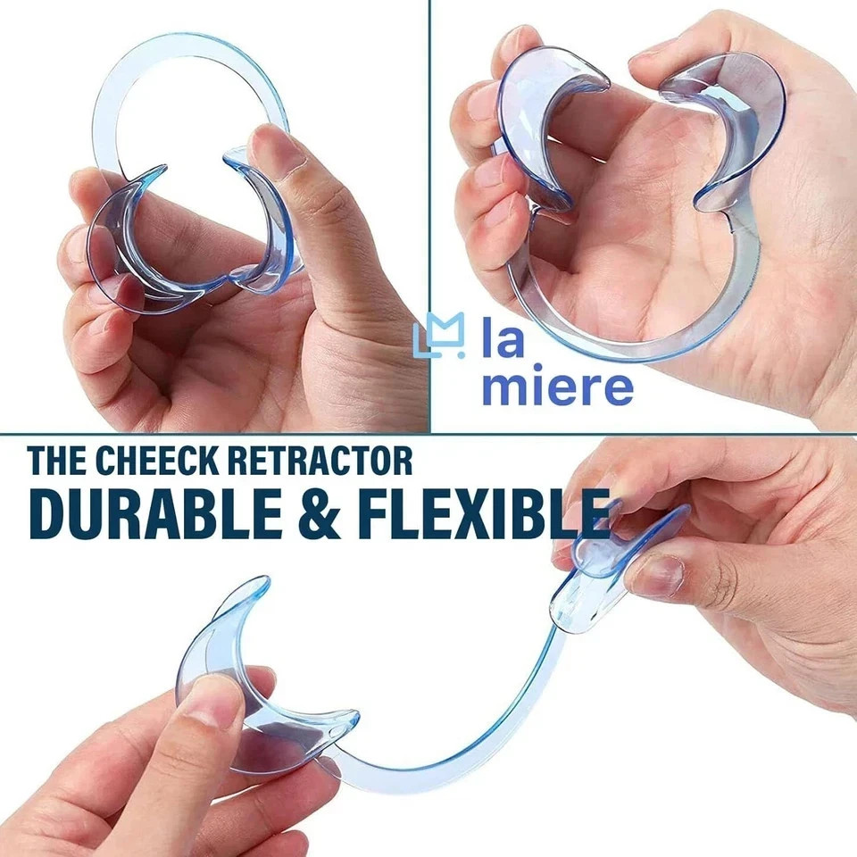 Retractor de Mejillas Dental Abre Bocas Autoclavable en Forma de C para Dental
