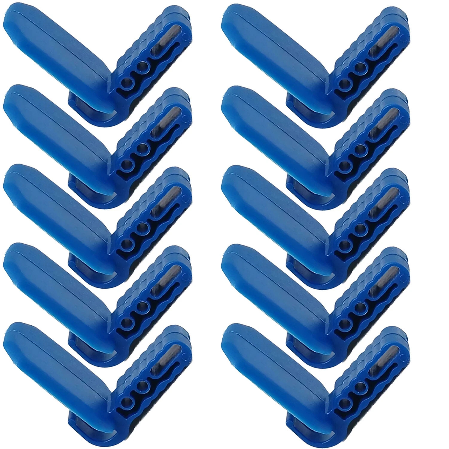10pcs Dental Anterior Sensor Holder Autoclavable Dental X-Ray Positioning Blue