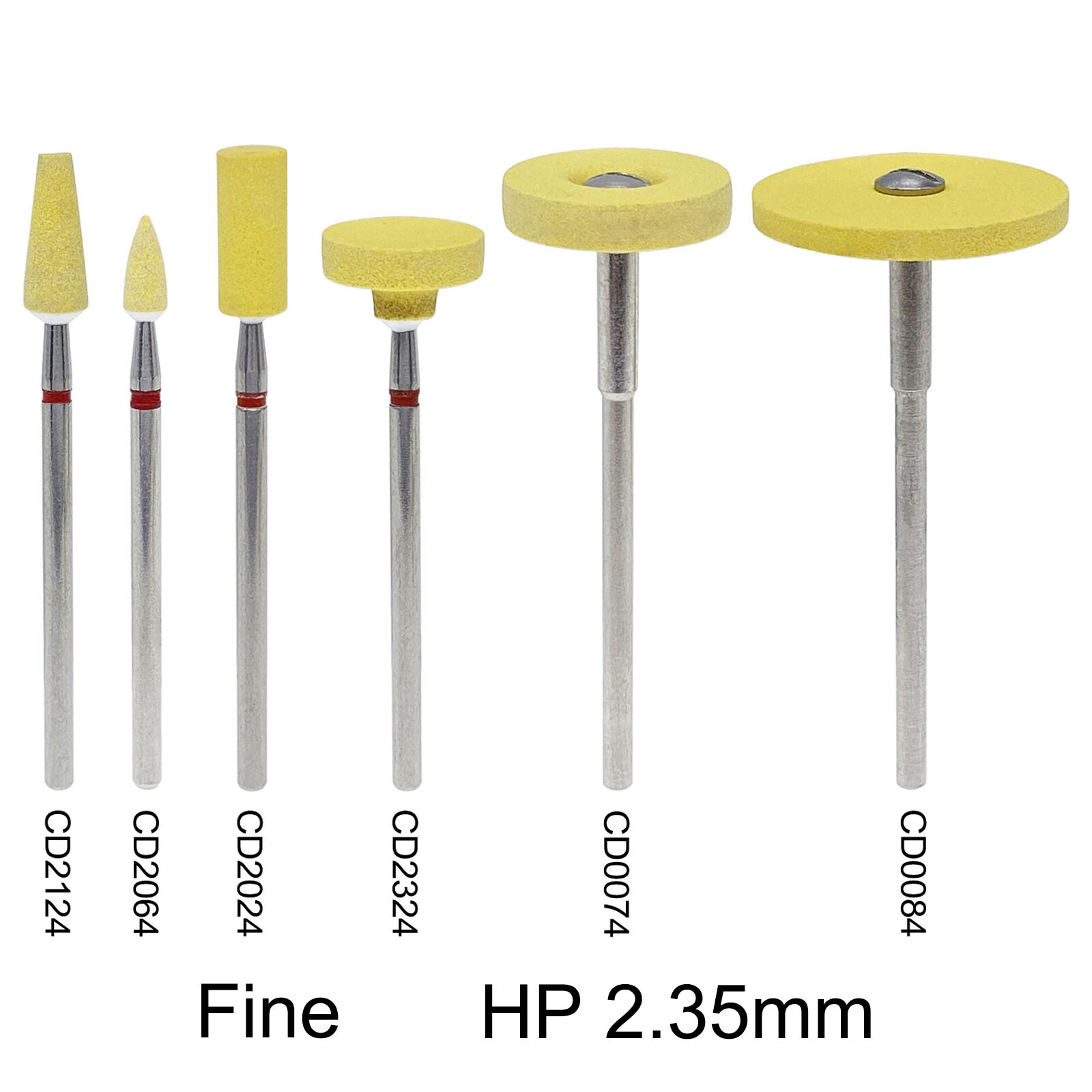 Dental Ceramic Diamond Polisher Grinder Zirconia Porcelain Polishing Pieces Burs