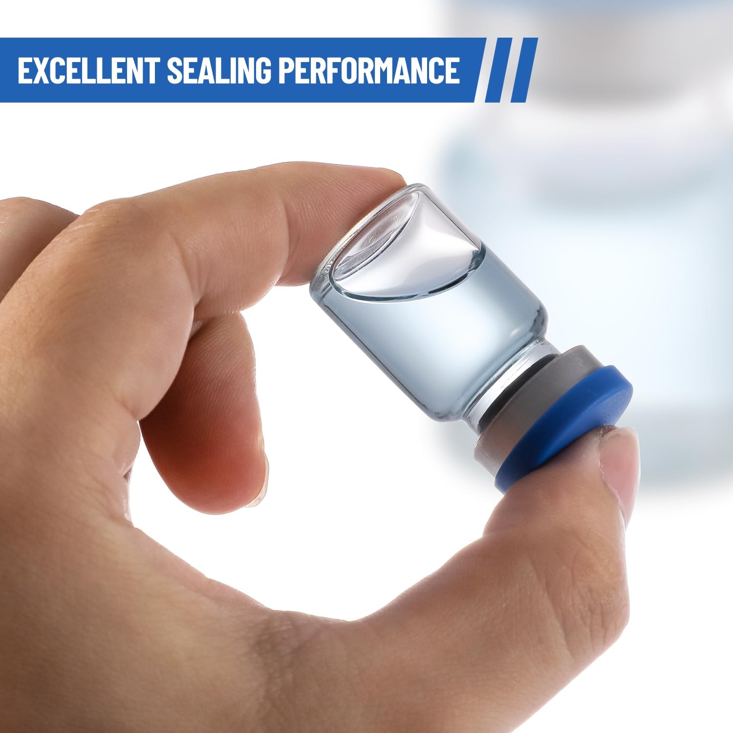 5mL Headspace Vials w/ 20mm Caps 100/200/500/1000 Pack Lab GC Glass Sample Vials