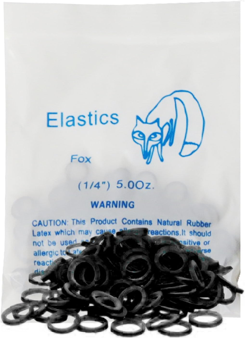 Non Latex 100P Black Orthodontic Elastics Dental Rubber Bands Intraoral Black El