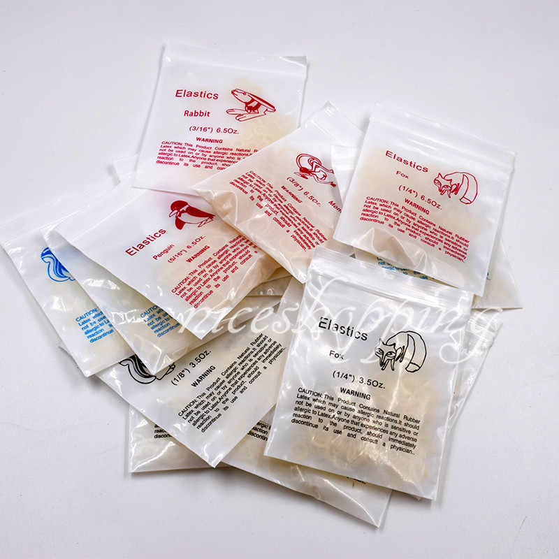 Dental Orthodontic Rubber Bands Elastics Latex Braces 3.5 /5.0 /6.5 oz All Sizes