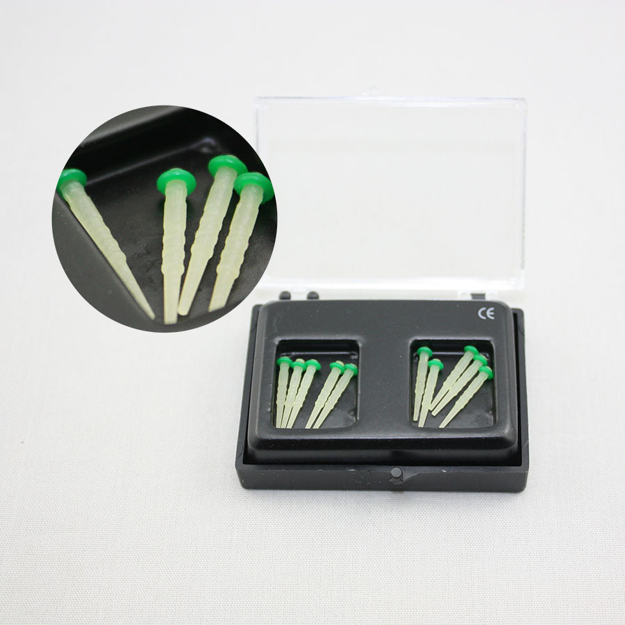 20 PCS New Size 1.8 Dental Glass Screw Thread Fiber Post Single Refilled Package