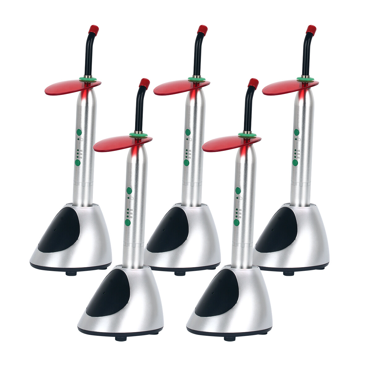 Dental Wireless Orthodontics LED Curing Light Resin Cure Lamp 8s/6s/4s 2000mw/c㎡