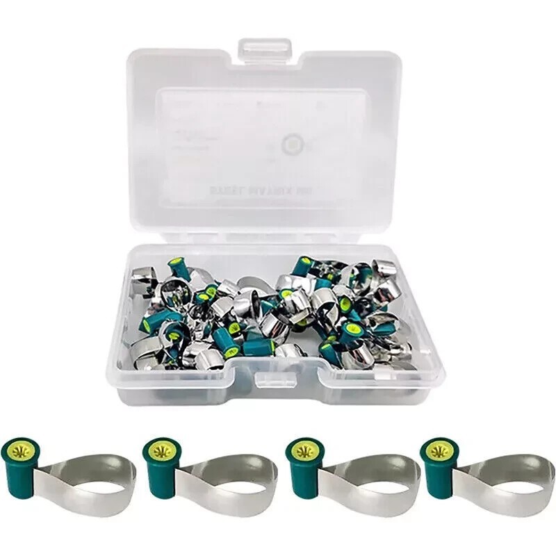 50 Pcs/Box Dental Matrix Bands Contoured Matrices Reel Type Anatomically Shaped