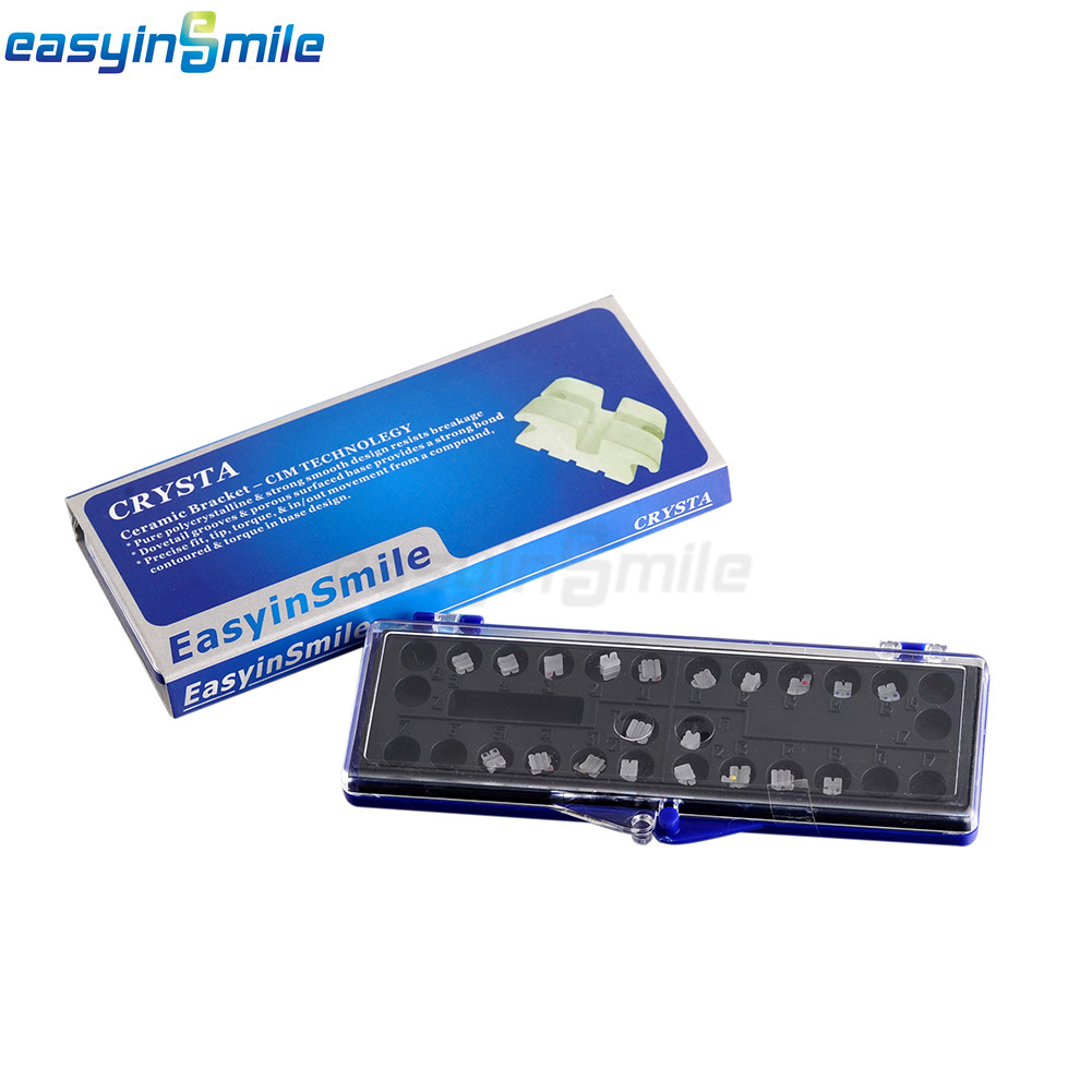 Dental Orthodoncia Ceramic Brackets Self ligating Monocrystalline Sapphire Brace