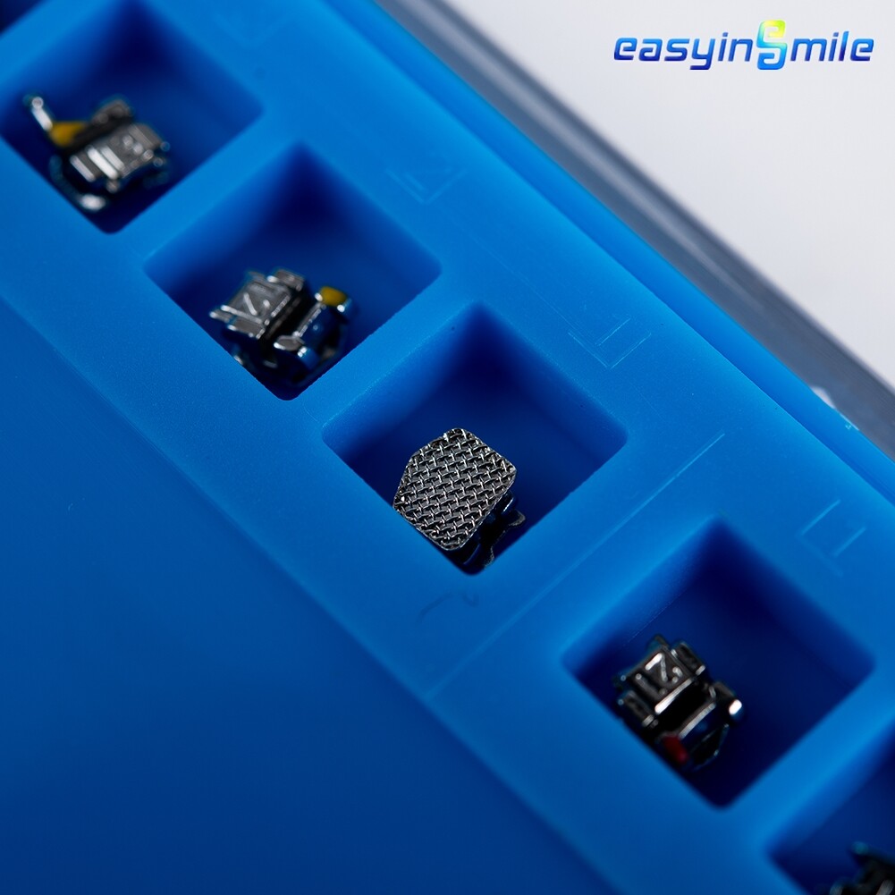 20XDental Ortho Self-ligating Bracket Mini Metal Brace 022 345&Hook EASYINSMILE
