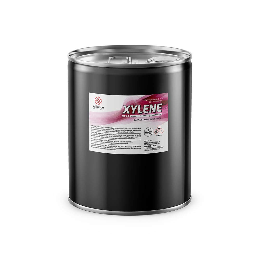 Xylene (Xylol/Dimethylbenzene) Technical Grade – 5 Gallon Can – Paint Remover an