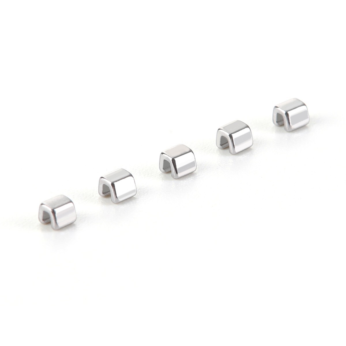 AZDENT Dental Orthodontic Stainless Steel Crimpable Hook Stops Size
