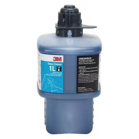 3M 1L Liquid Glass Cleaner, 2L, Blue Violet, Apple, Bottle
