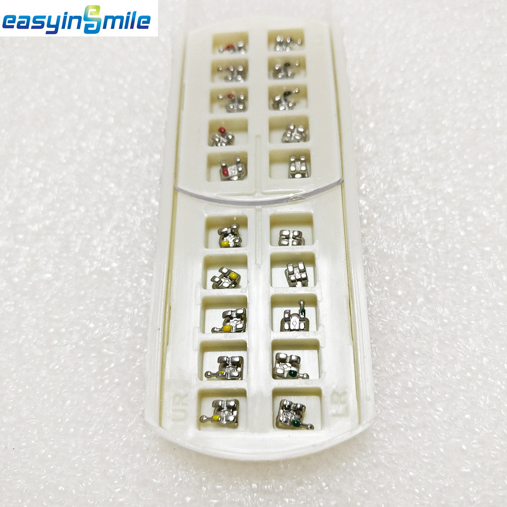 10Pack Dental Orthodontic Metal Brackets Braces MINI ROTH MBT Slot.022 3/345Hook