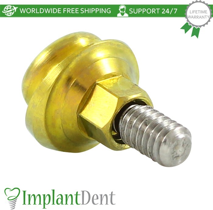 2x Angulated 30° Lokator Titanium Attachment Dental Int Hex Connection 2.42mm