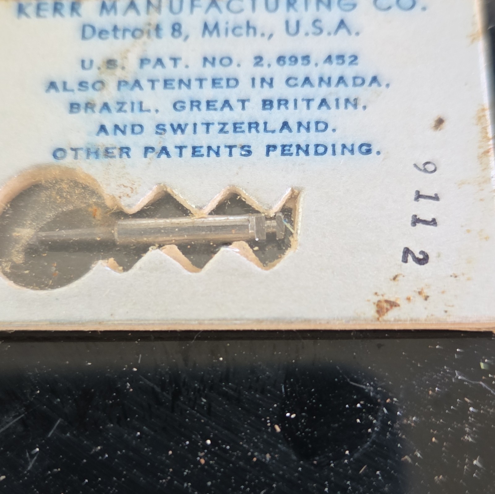 KERR Carbex Bur Dental Bur Tungsten Carbide HP Long Straight Shank 9112