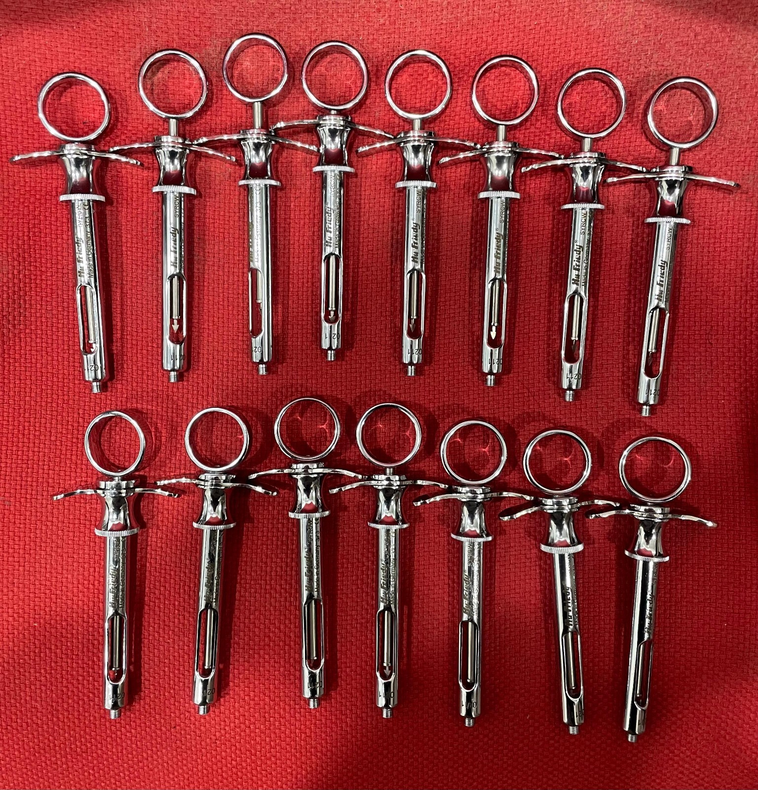 Hu-friedy CW style dental Anesthetic Aspirating 1.8ml syringe SYRCW lot 15 pcs